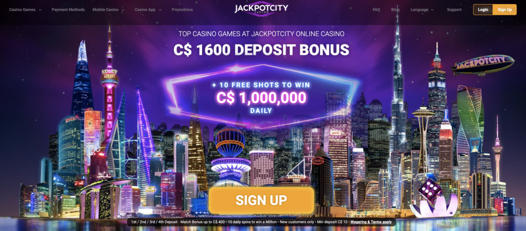 jackpot casino bonus