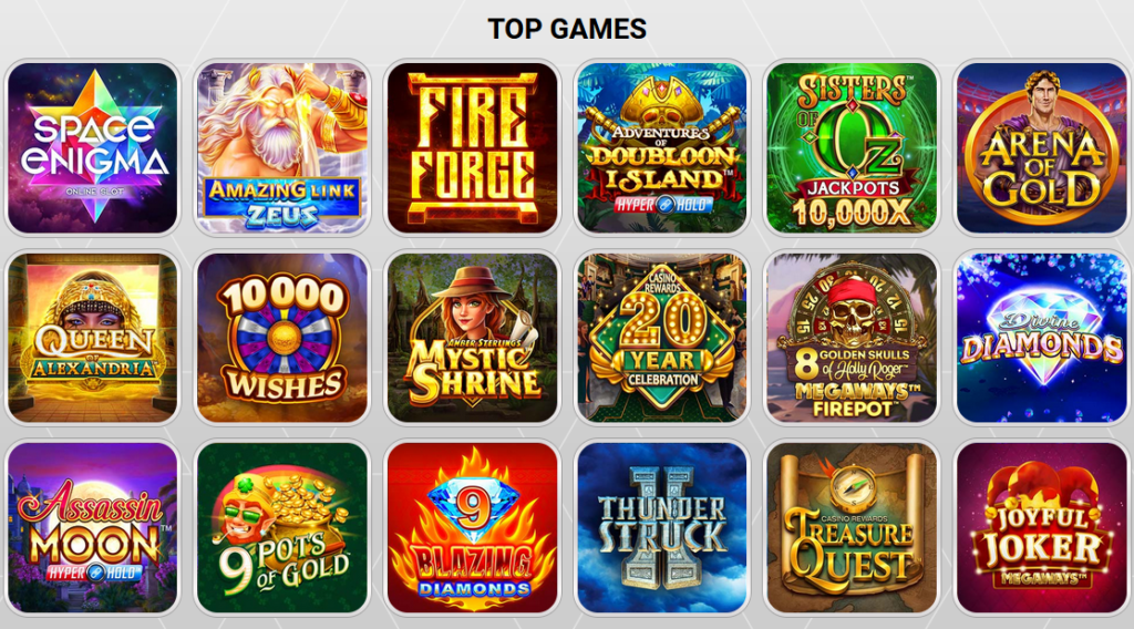 Top Games at Zodiac casino