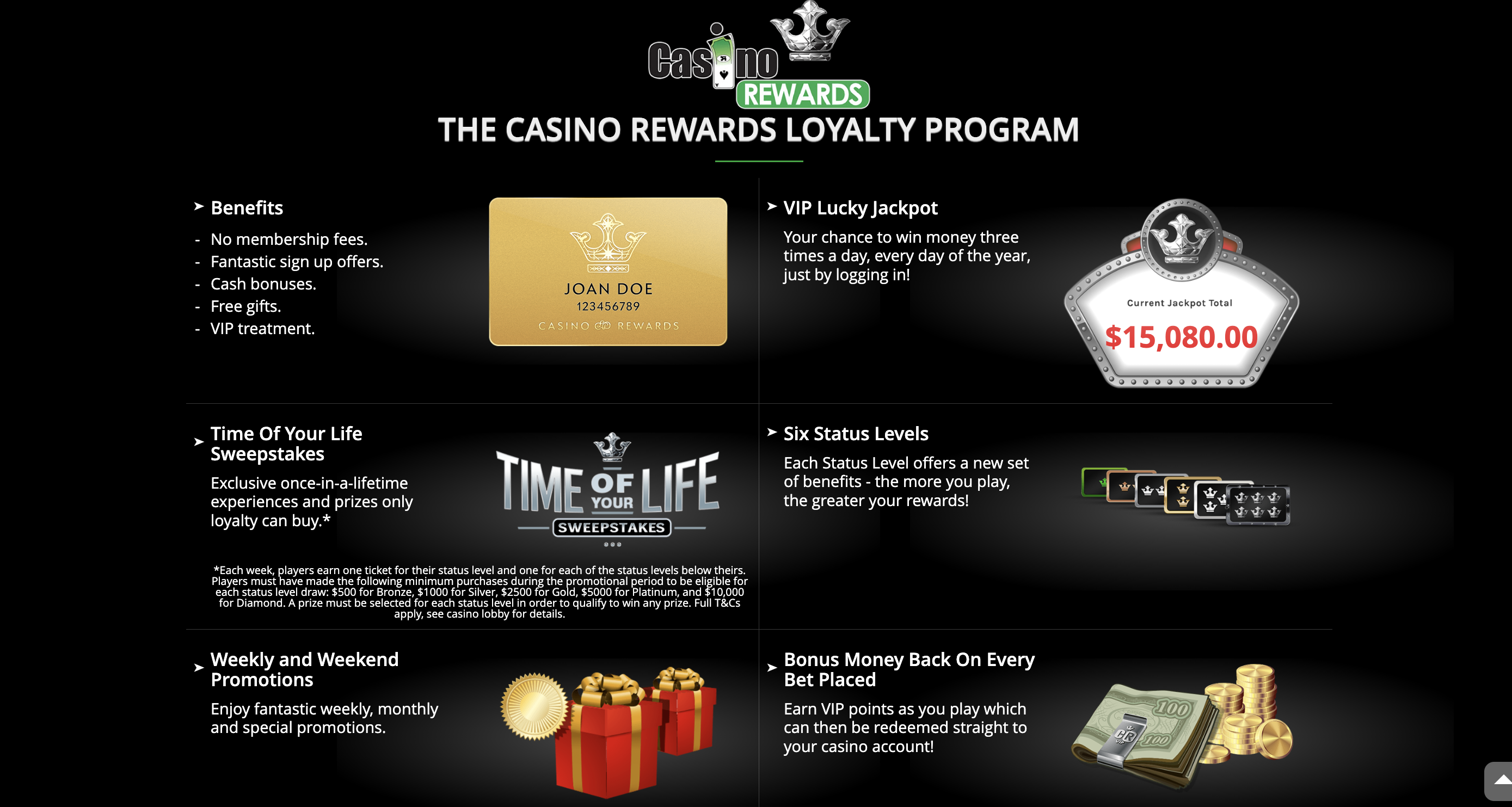  Casino Rewards Loyalty Program