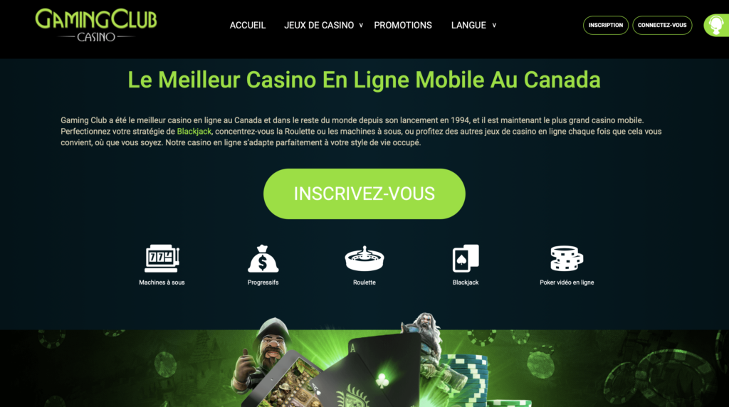 gaming Club casino mobile