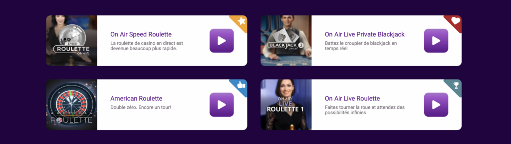 Jackpot City casino en direct
