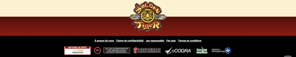 golden tiger responsible gaming