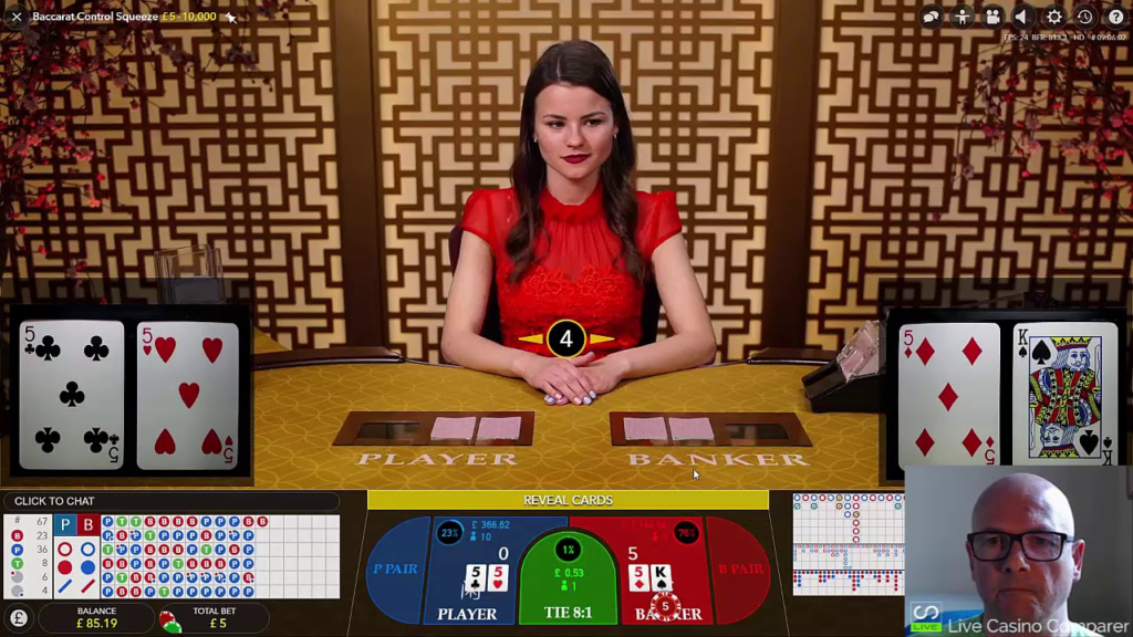 Evolution Gaming Live Baccarat
