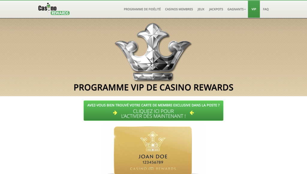 programme VIP Casino rewards