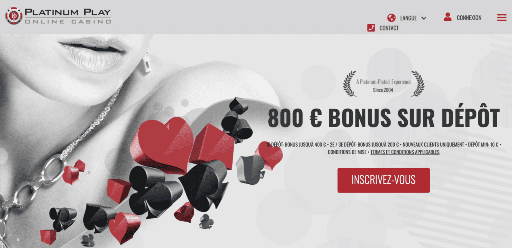 platinum play Casino