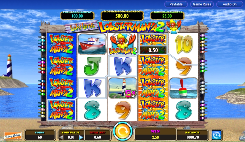 Lucky Larry’s Lobstermania 2 Slot Wild Feature