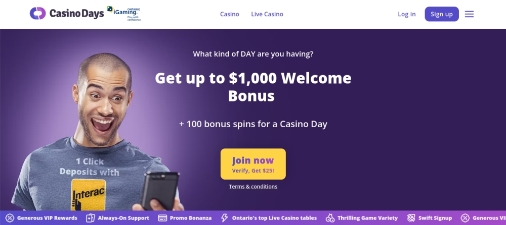 Casino Days Offer